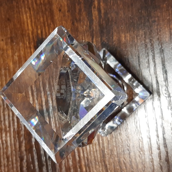 Silver Swarovski crystal candleholder - Picture 7 of 10